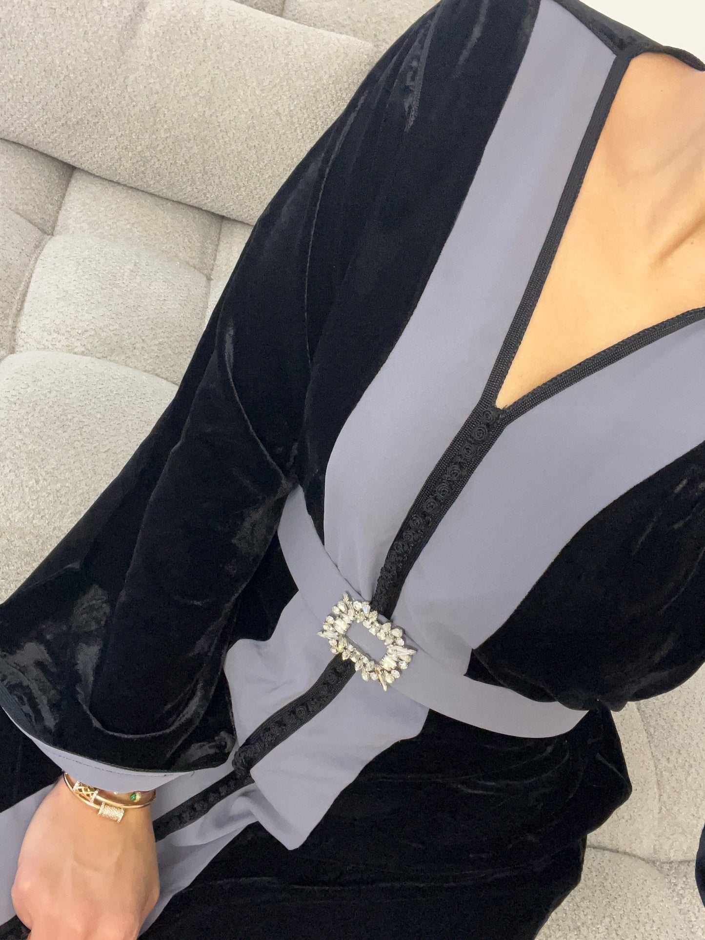 Caftan Myriam Grey