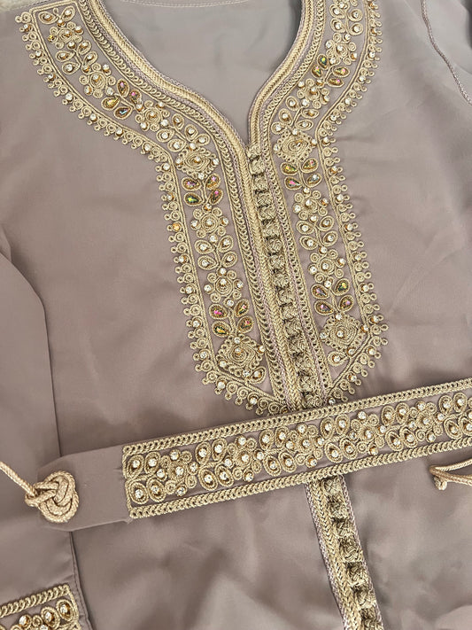 Caftan Inès Nude rosée