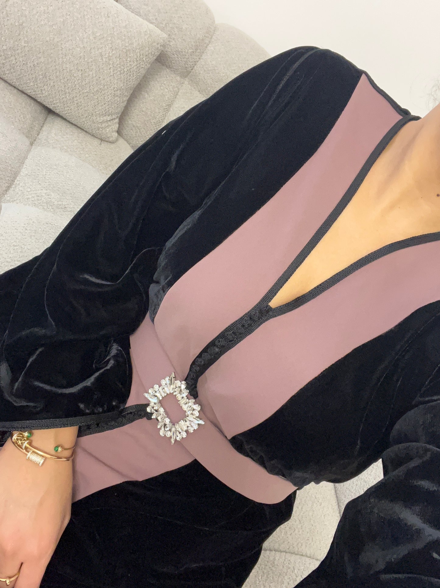 Caftan Myriam Taupe