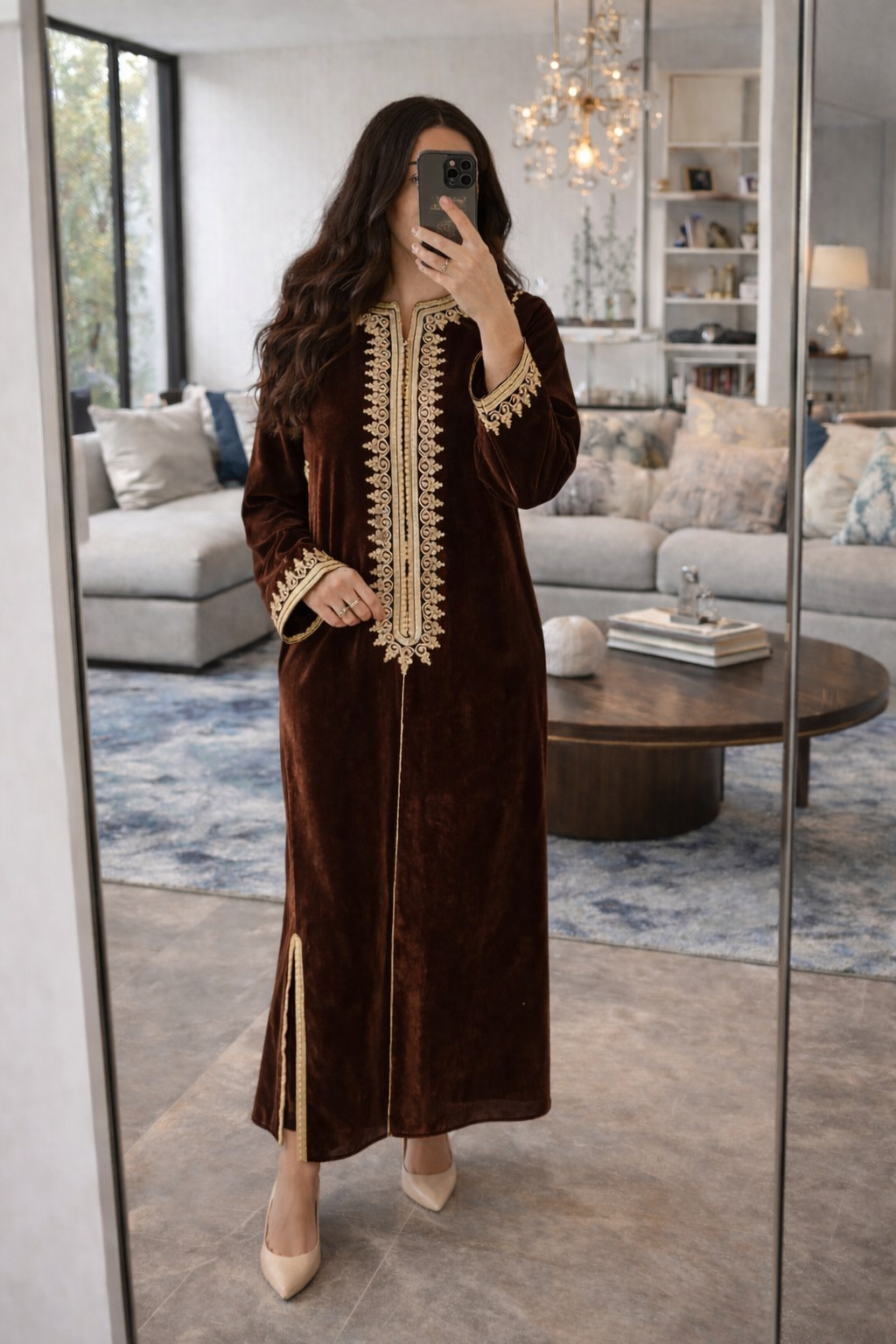 Gandoura velours