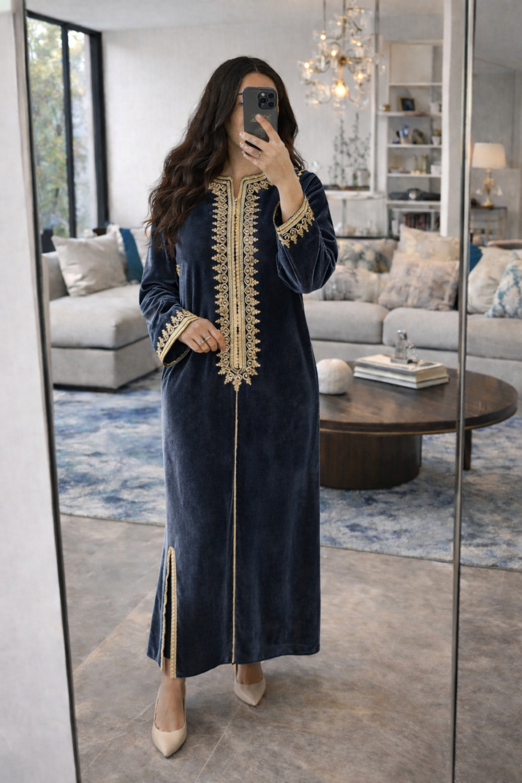 Gandoura velours